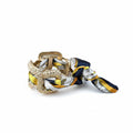 Nautical Silk Scarf Bangle