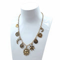 Sun And Celestial Charm Necklace