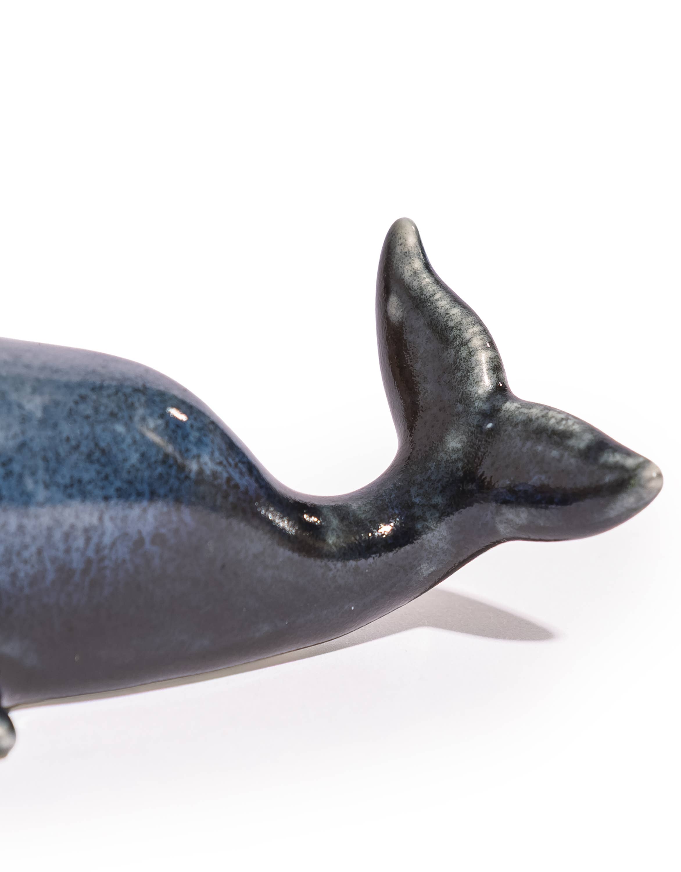 Set Of Ceramic Blue Whale Salt & Pepper Shakers