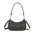 Black Y2K Shoulder Bag with Crossbody Strap