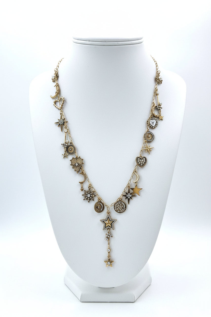 Y-Shape Celestial Love Necklace