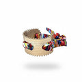 Silk Scarf Golden Bangle