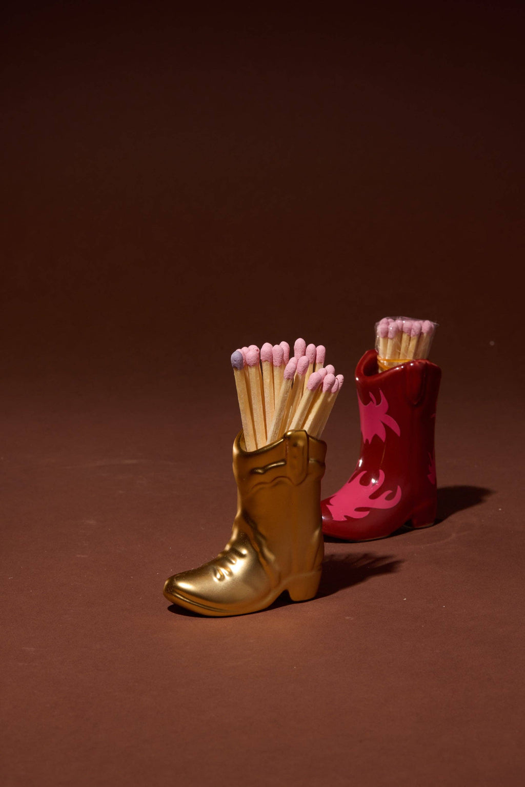 Nashville Ceramic Boot Match Holder