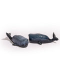 Set Of Ceramic Blue Whale Salt & Pepper Shakers