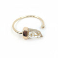 Gold Flake Statement Bangle