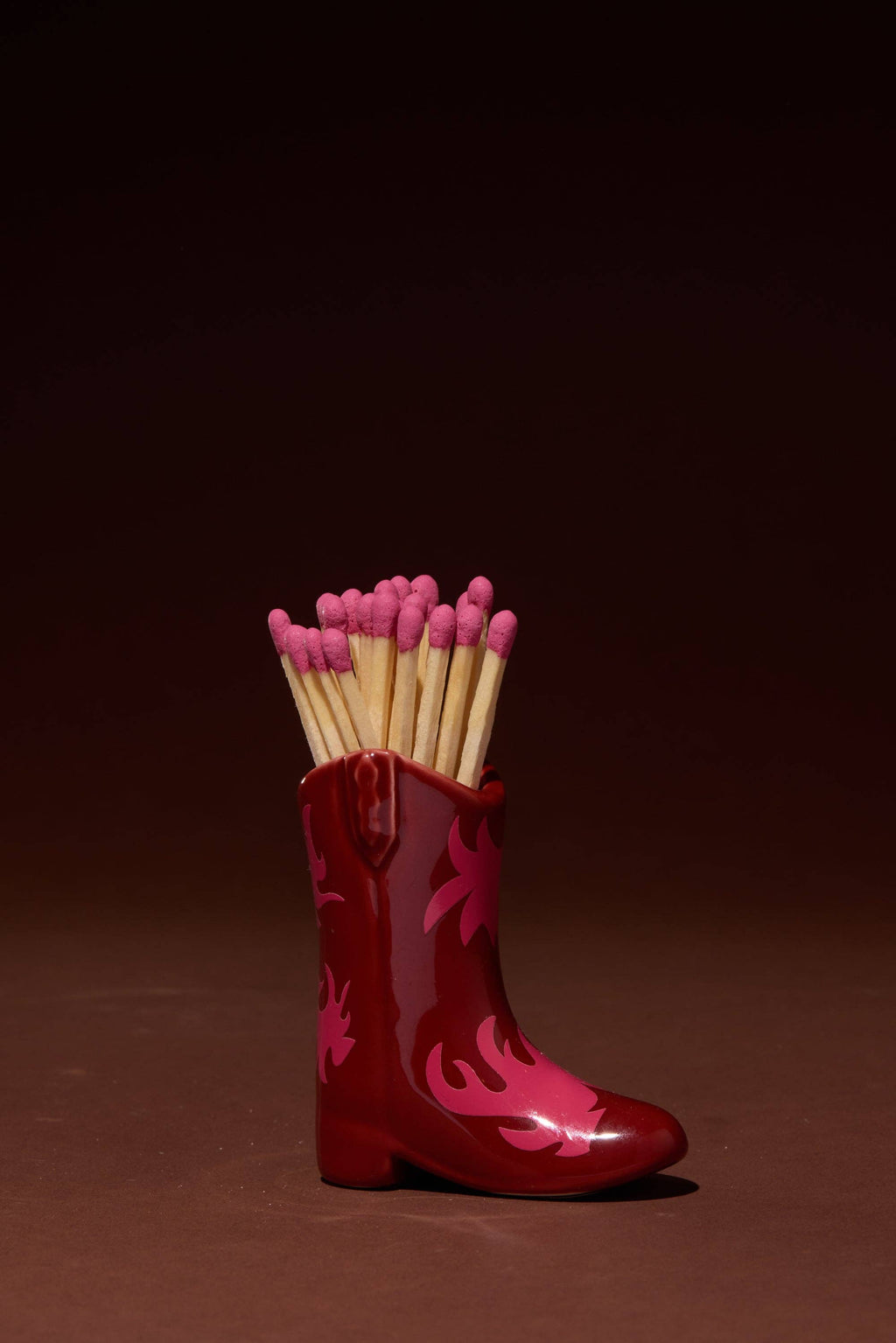 Nashville Ceramic Boot Match Holder