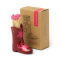 Nashville Ceramic Boot Match Holder