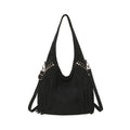 Black Tassel Hobo Bag
