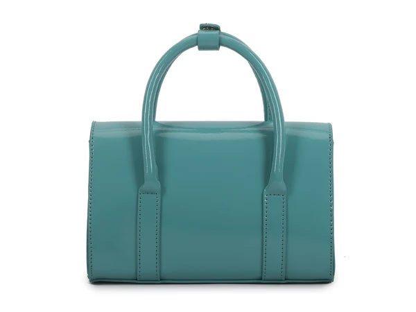 Tiffany Blue 60s Style Horsebit Bag