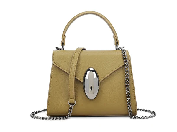 Olive Green 60s Style Box Bag