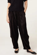 Black Barrell Leg Trousers
