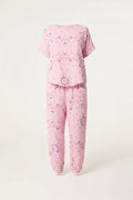 Pink Cheesecloth Bandana Print Co-Ord