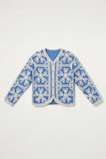 Sequin Flower Crochet Cardigan
