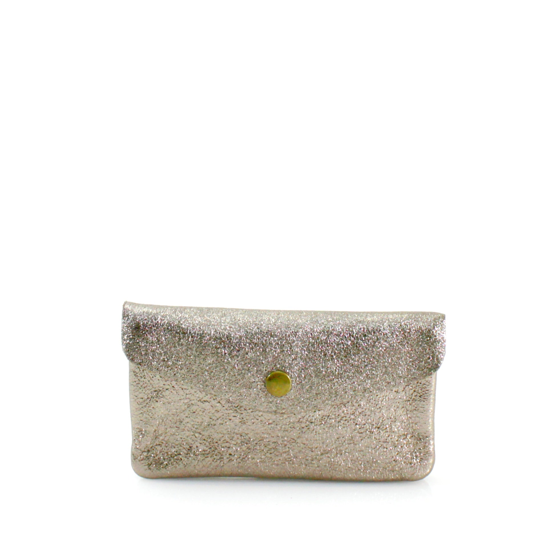 Metallic Leather Coin Purse