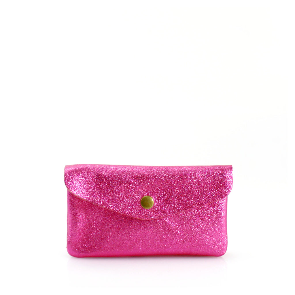 Metallic Leather Coin Purse