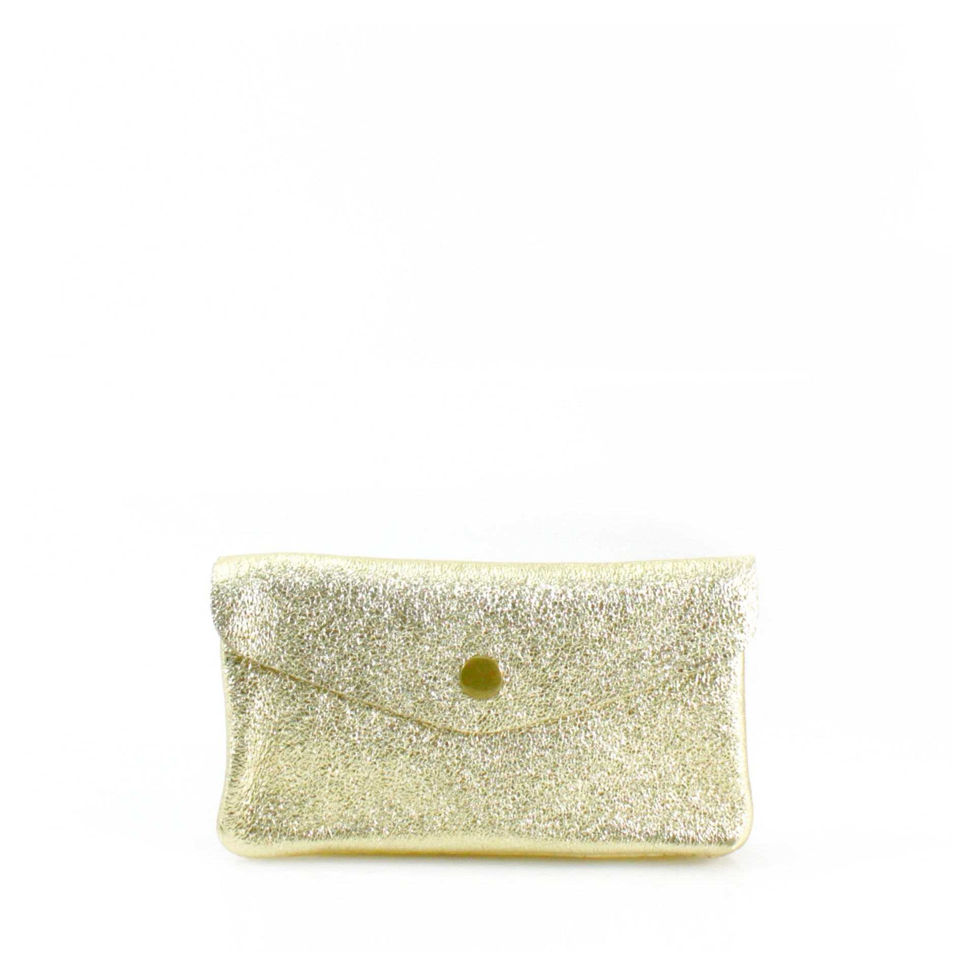 Metallic Leather Coin Purse