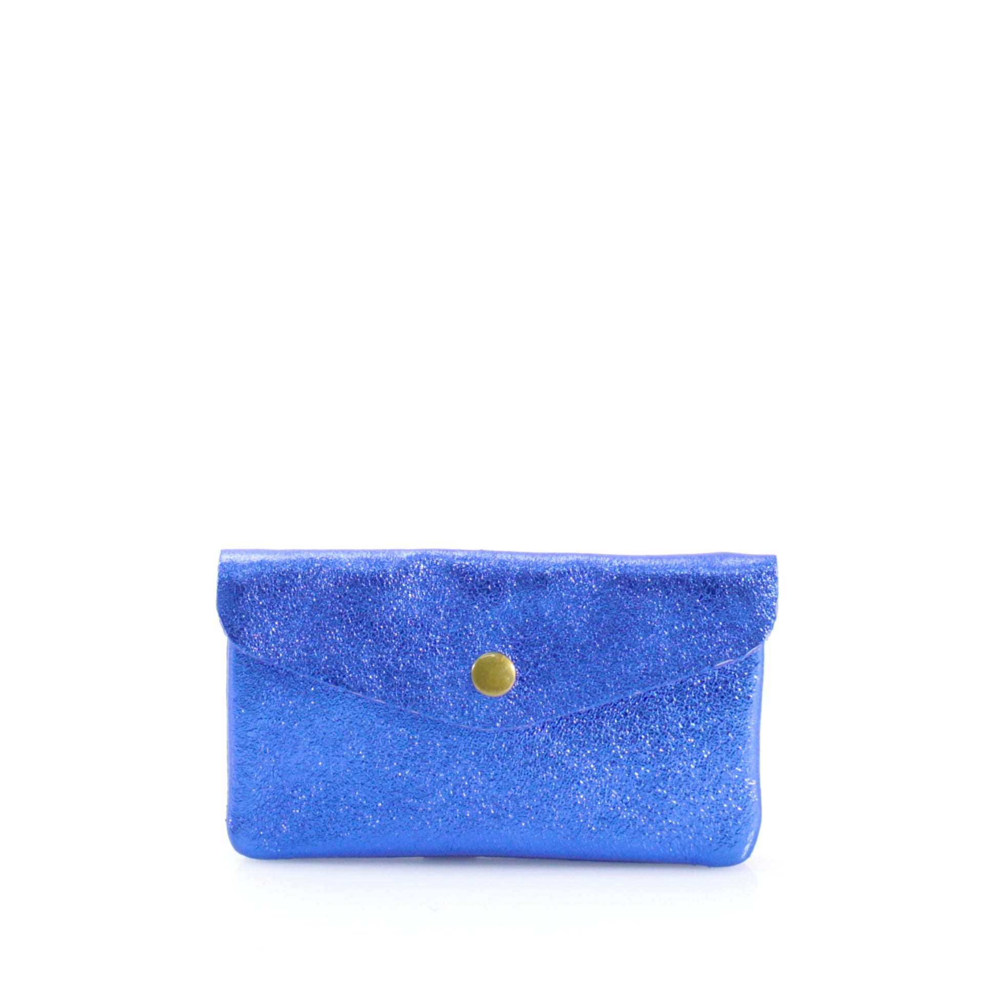 Metallic Leather Coin Purse