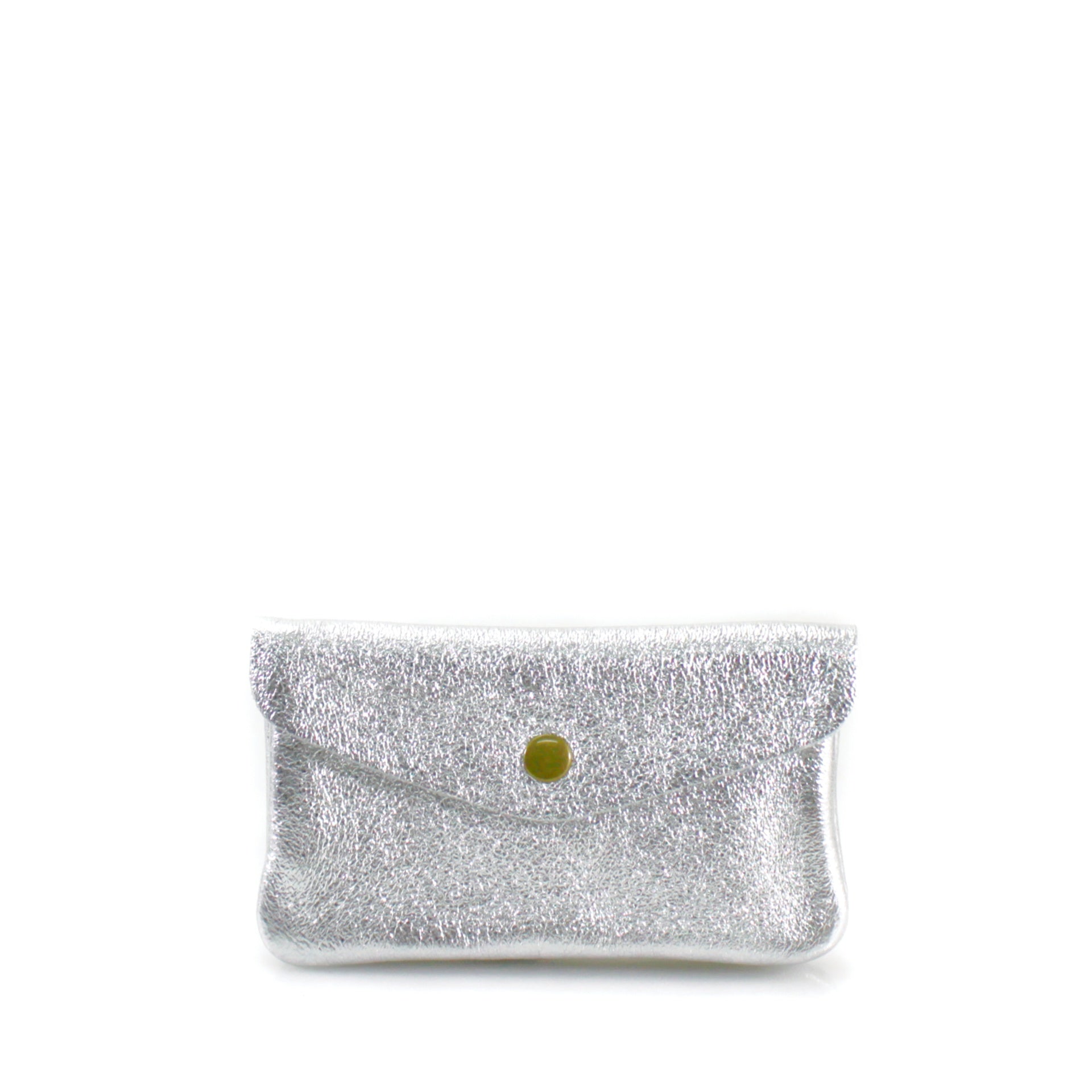 Metallic Leather Coin Purse