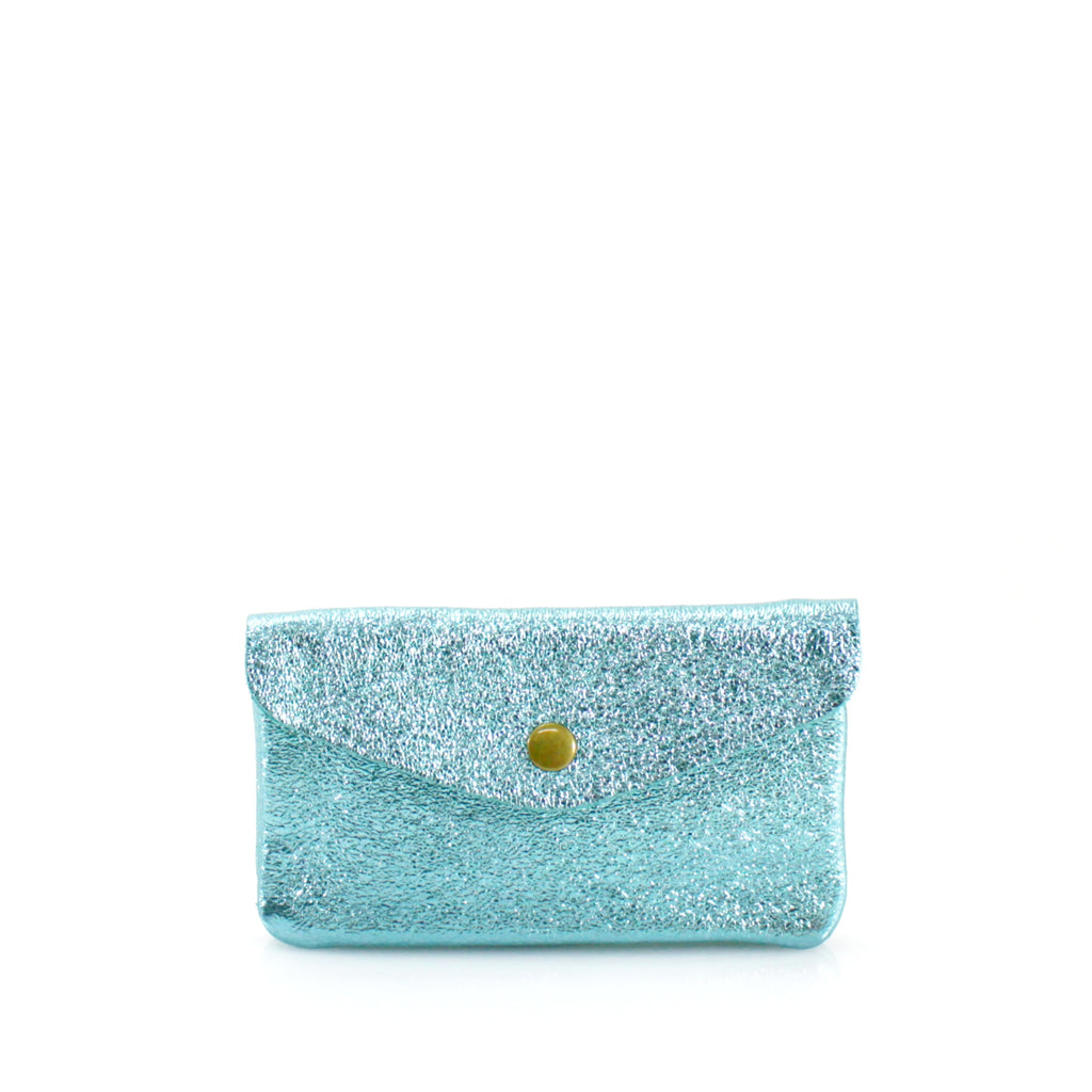 Metallic Leather Coin Purse