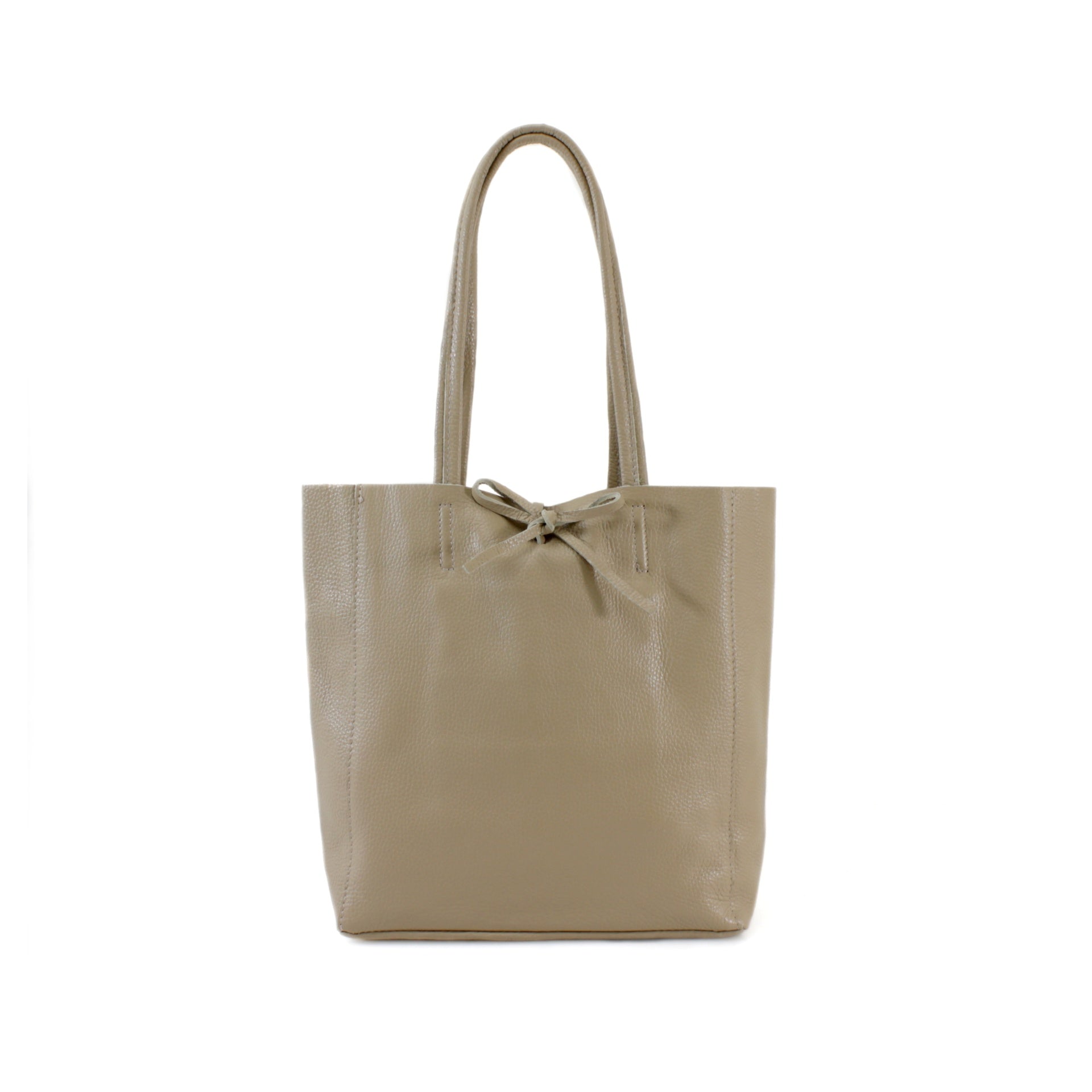 Italian Leather Shopper Bag