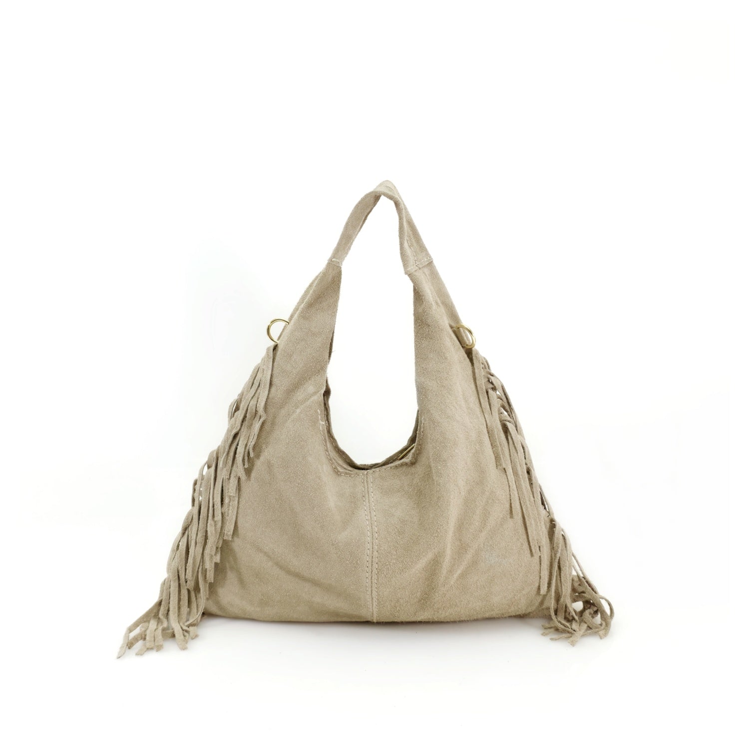 Suede Fringe Grab Bag
