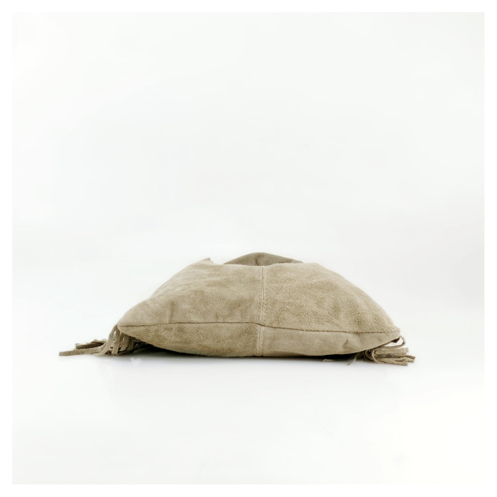 Suede Fringe Grab Bag