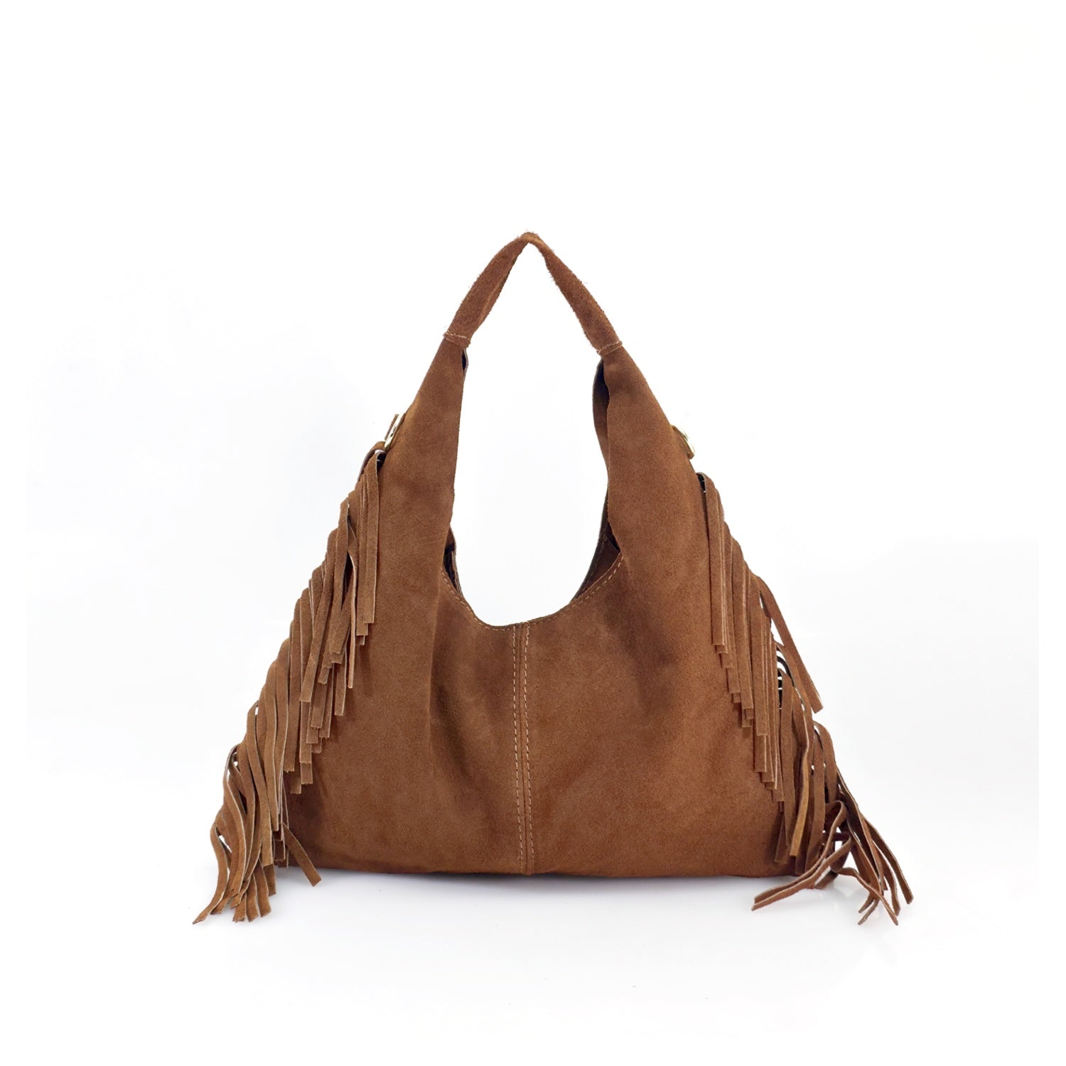 Suede Fringe Grab Bag