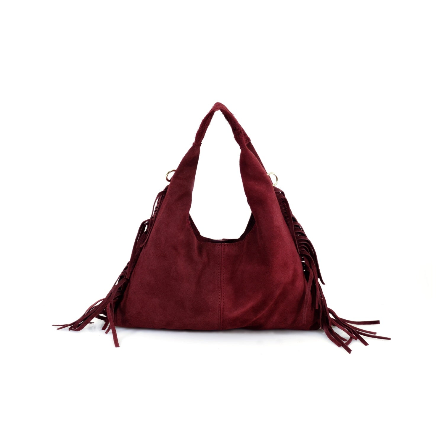 Suede Fringe Grab Bag