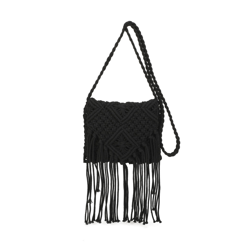 Crochet Tassel Cross Body