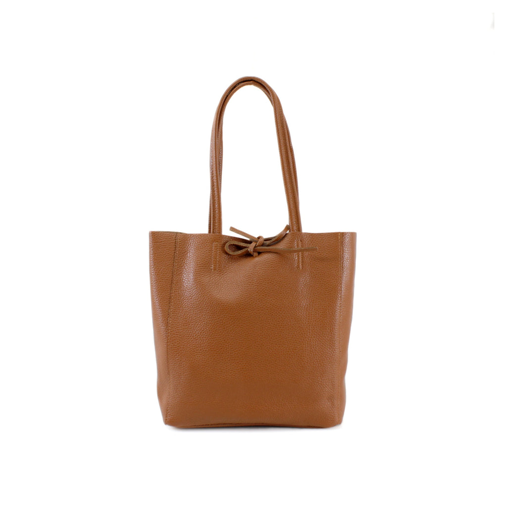 Italian Leather Shopper Bag