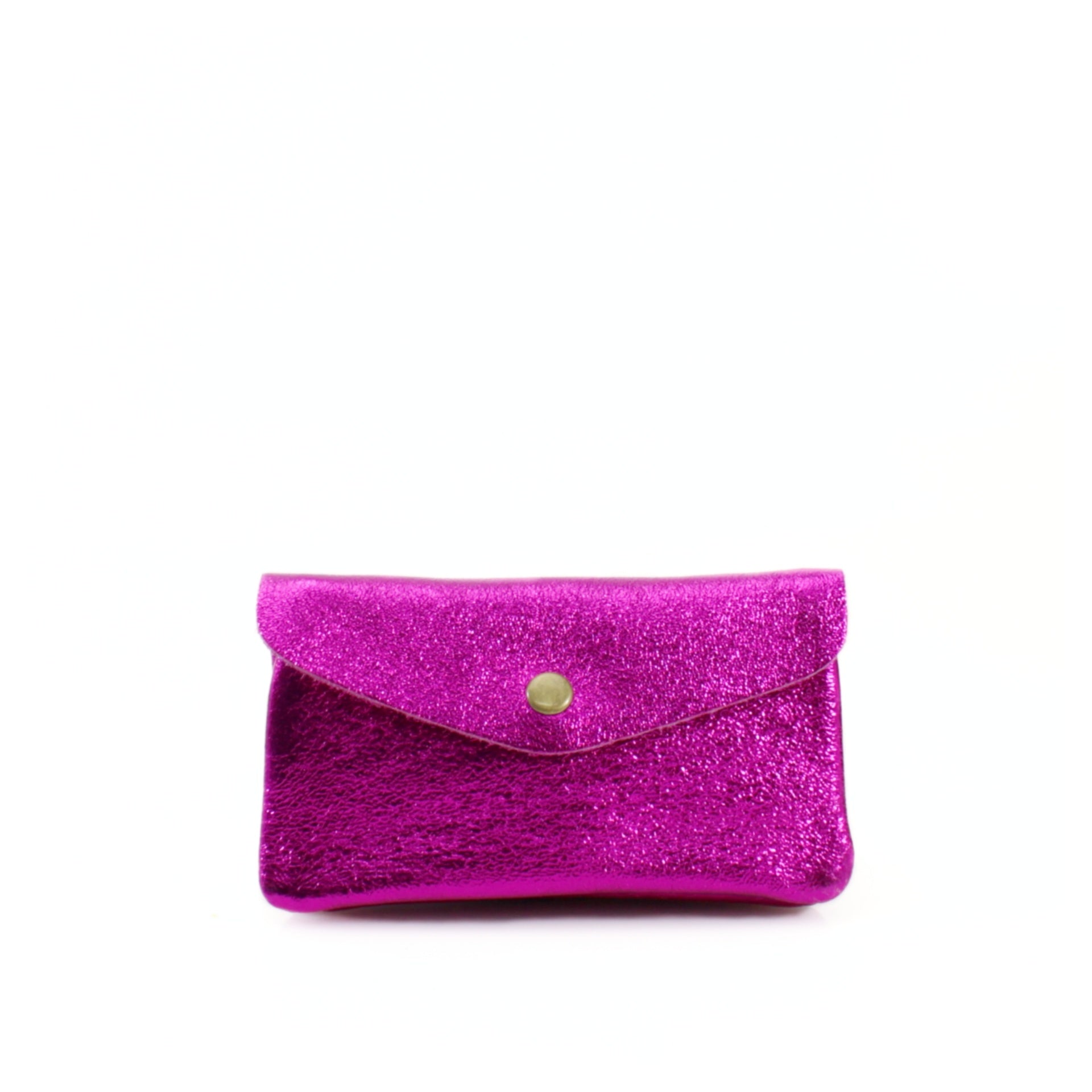 Metallic Leather Coin Purse