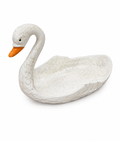 Cast Iron White Swan Coin Dish