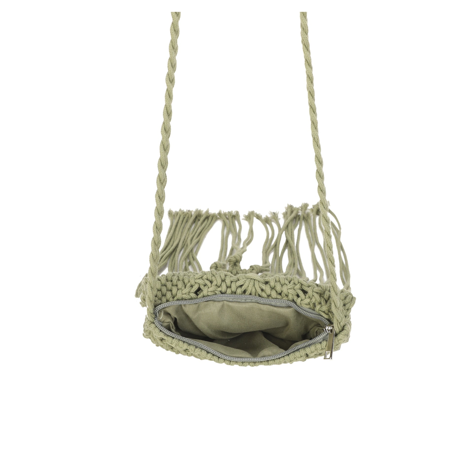 Crochet Tassel Cross Body