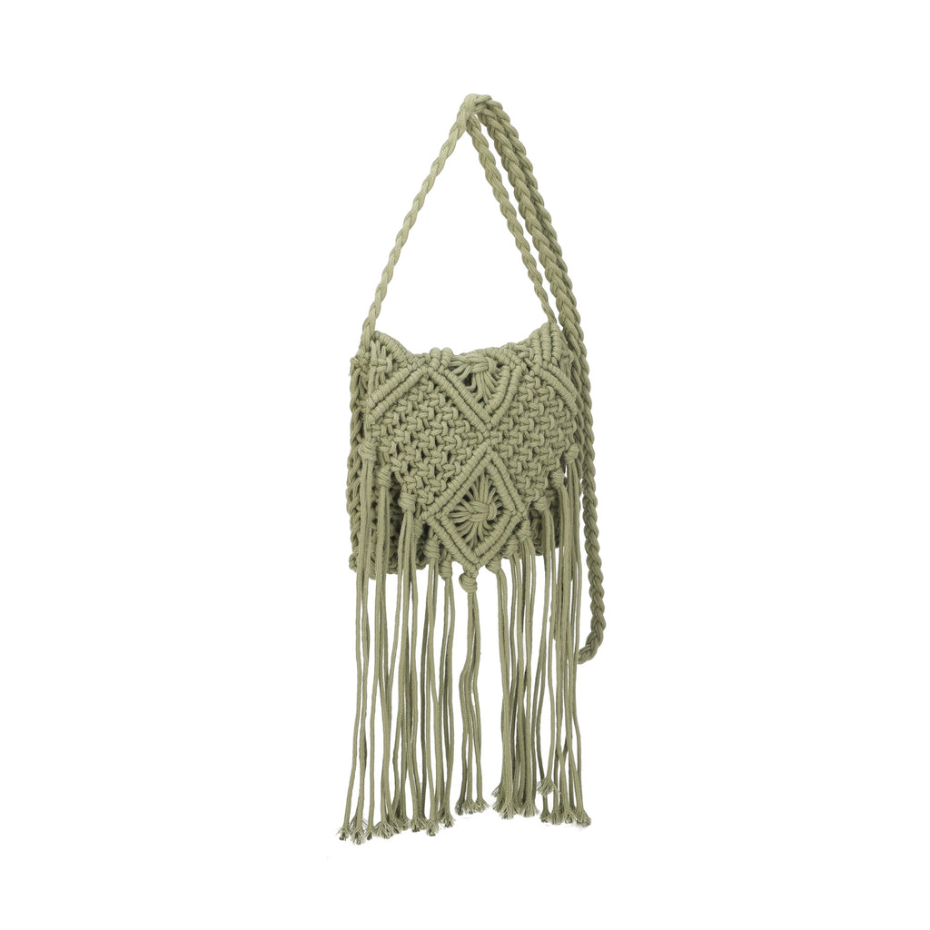 Crochet Tassel Cross Body