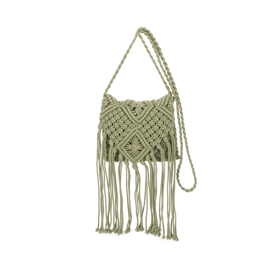 Crochet Tassel Cross Body