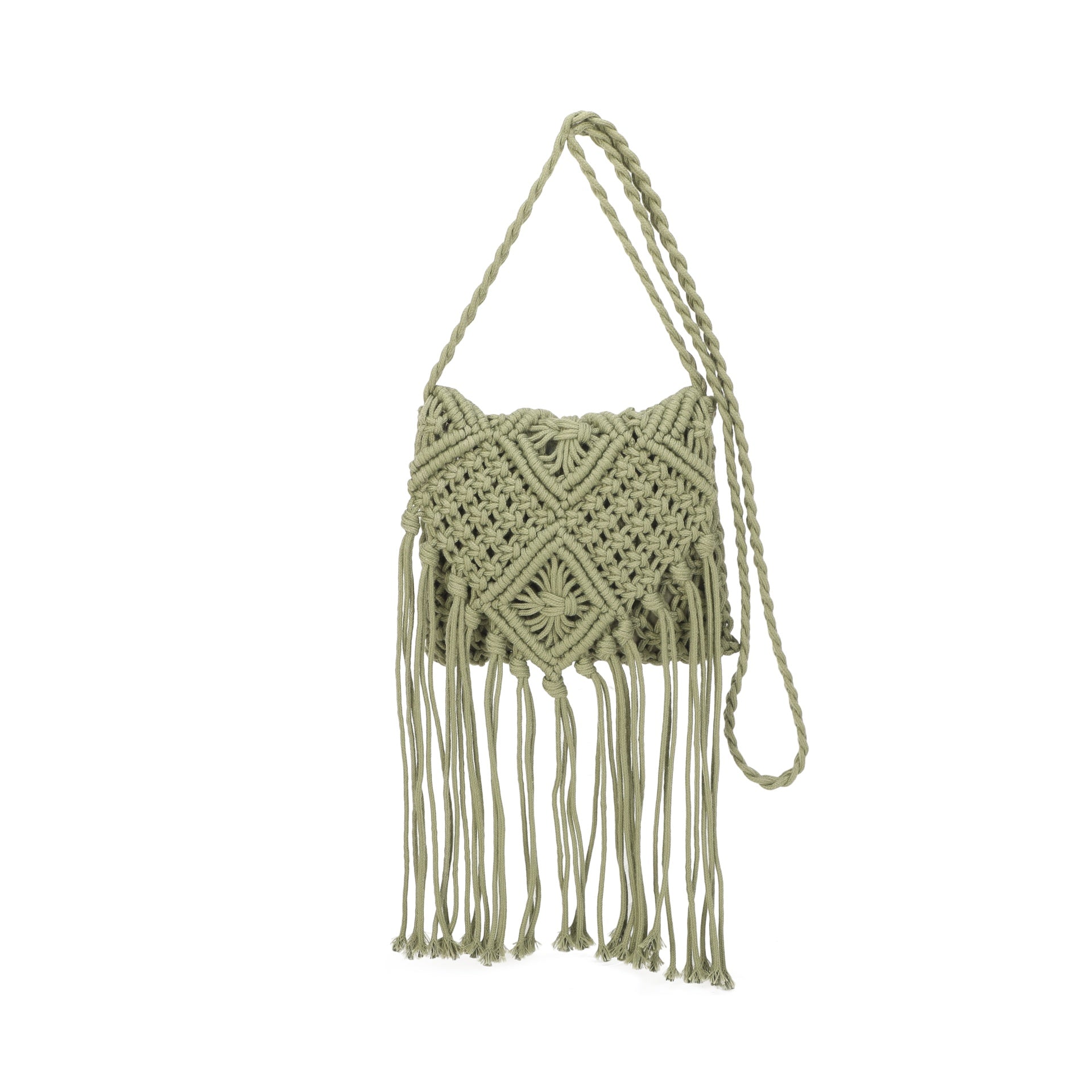 Crochet Tassel Cross Body