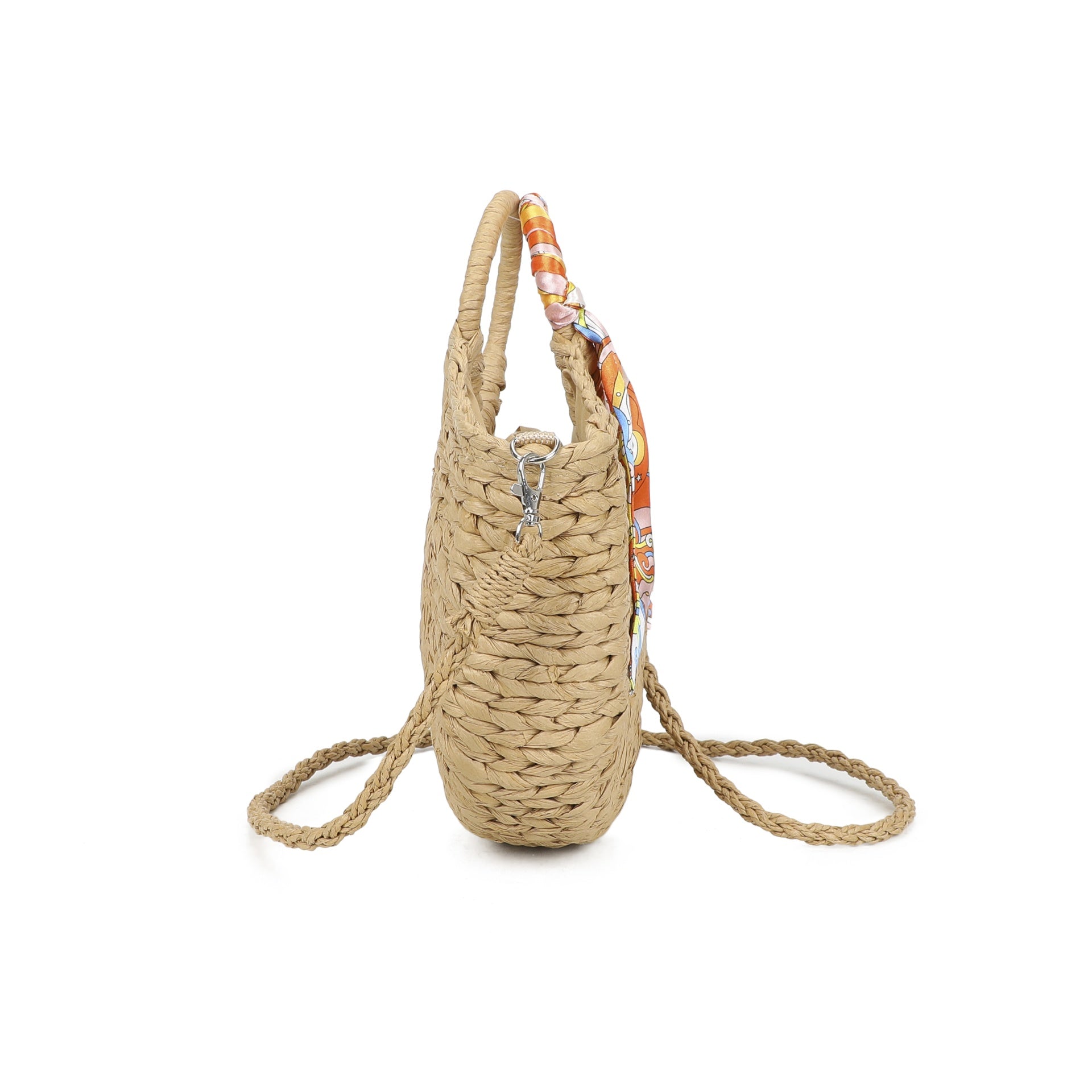 Straw Scarf Bag