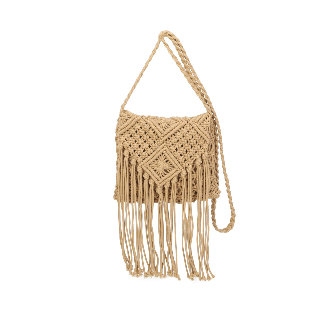 Crochet Tassel Cross Body