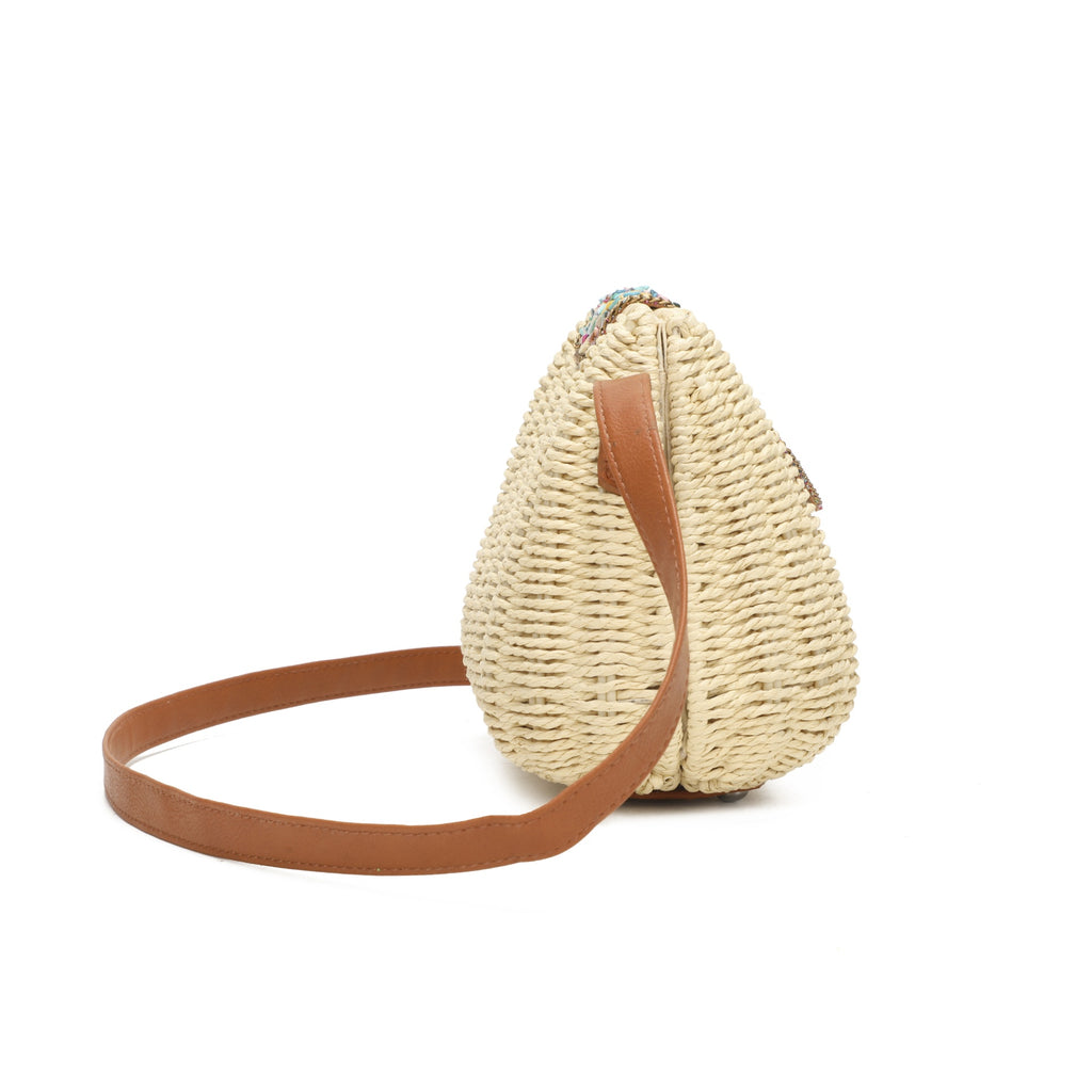 Pastel Gem Basket Cross Body Bag