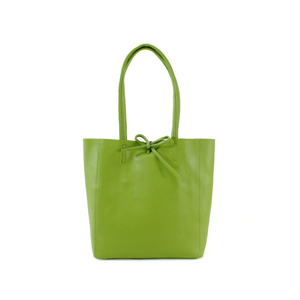 Italian Leather Shopper Bag