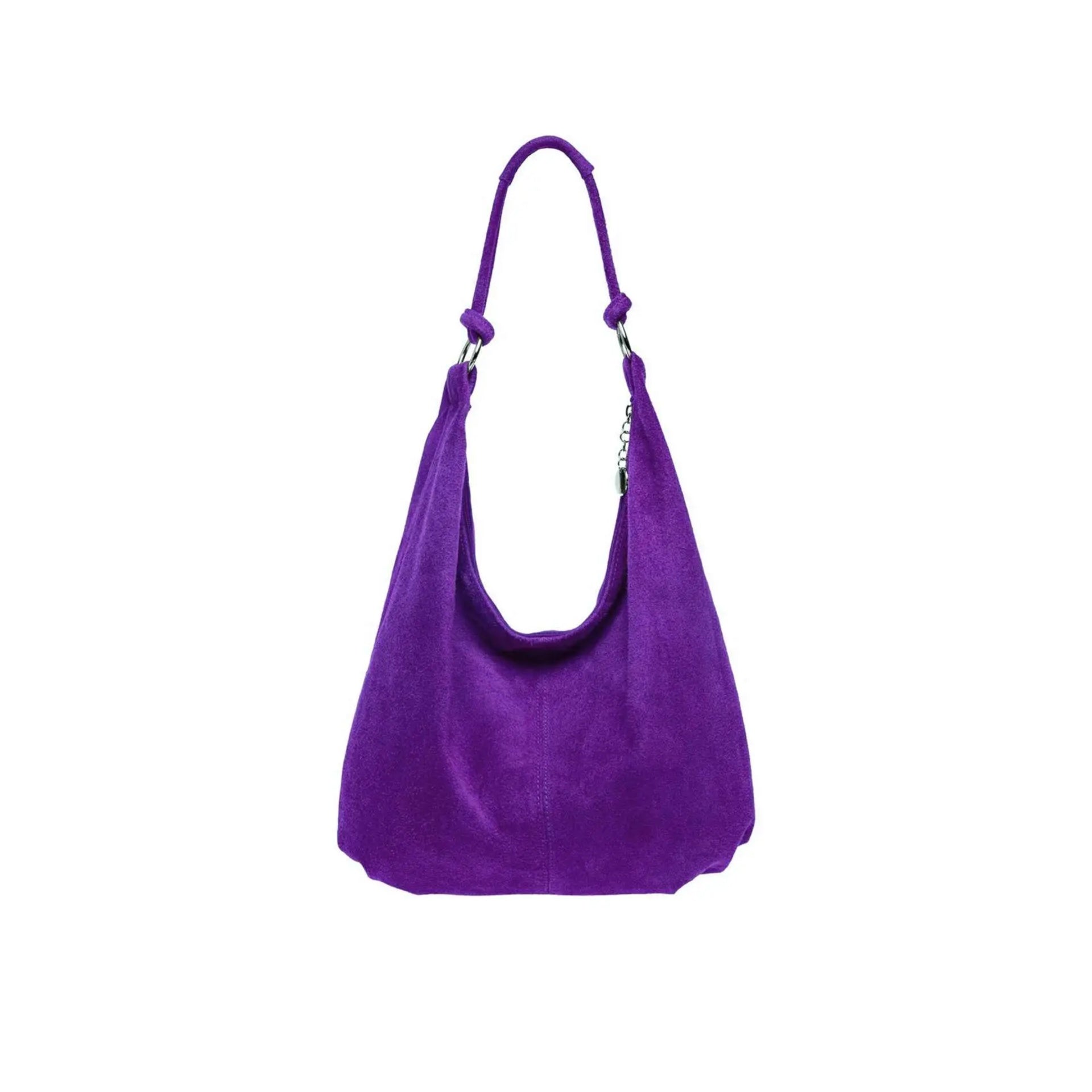 Italian Suede Shoulder Bag