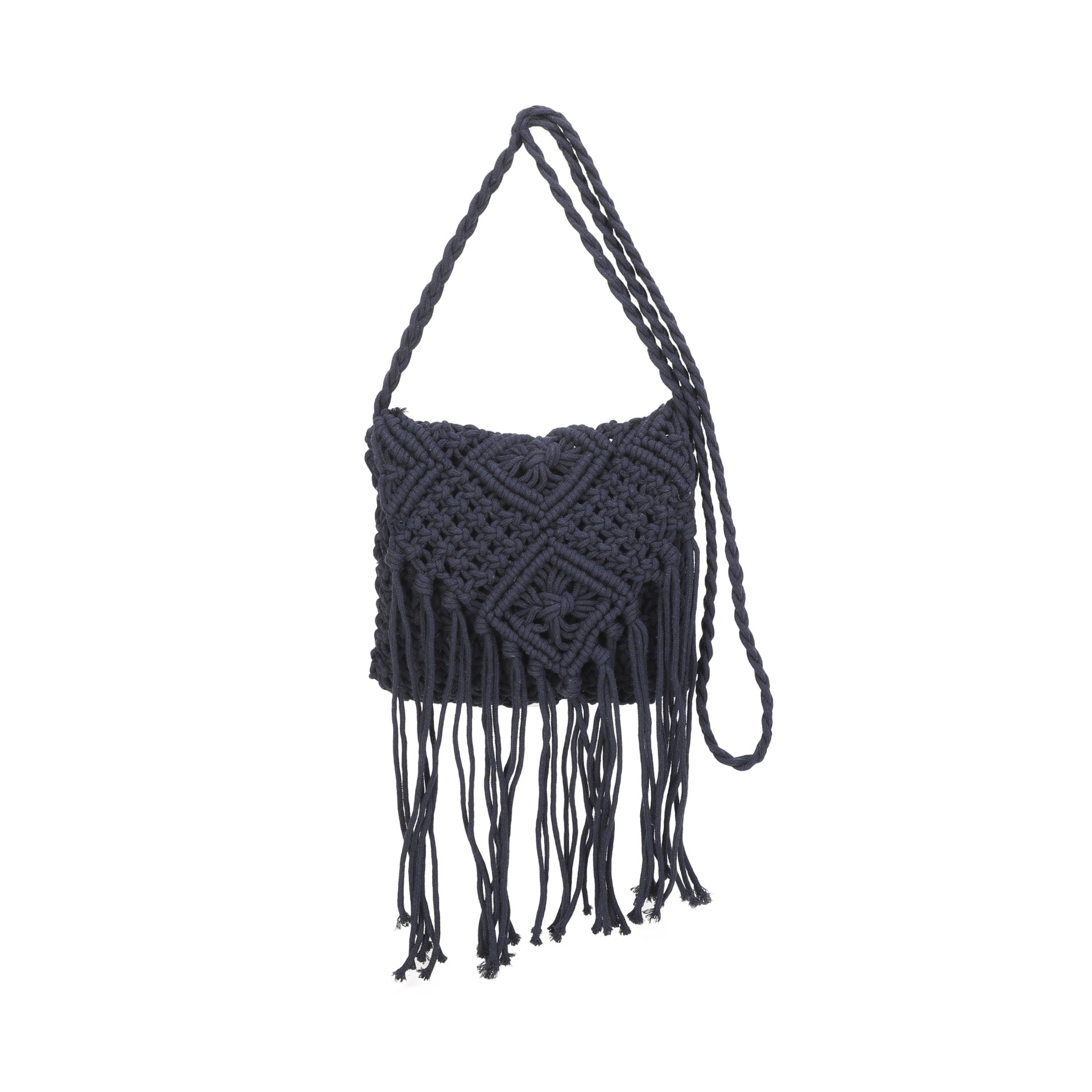 Crochet Tassel Cross Body
