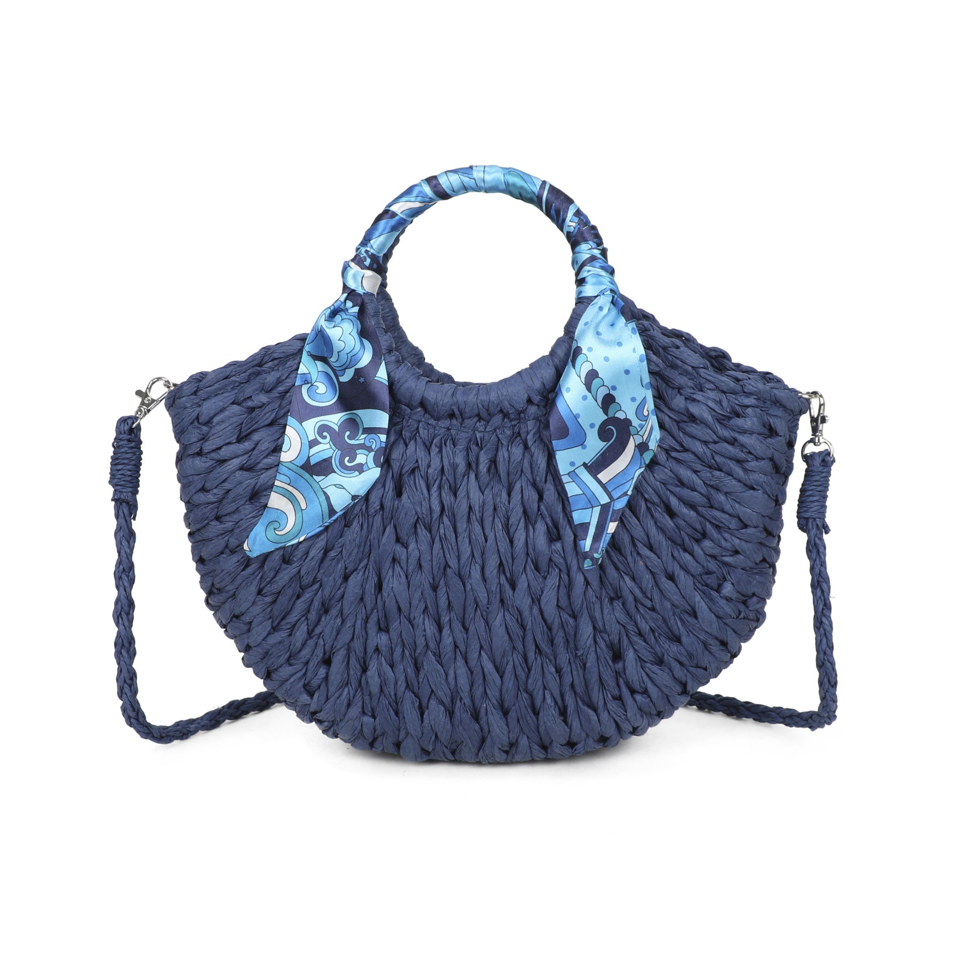 Straw Scarf Bag