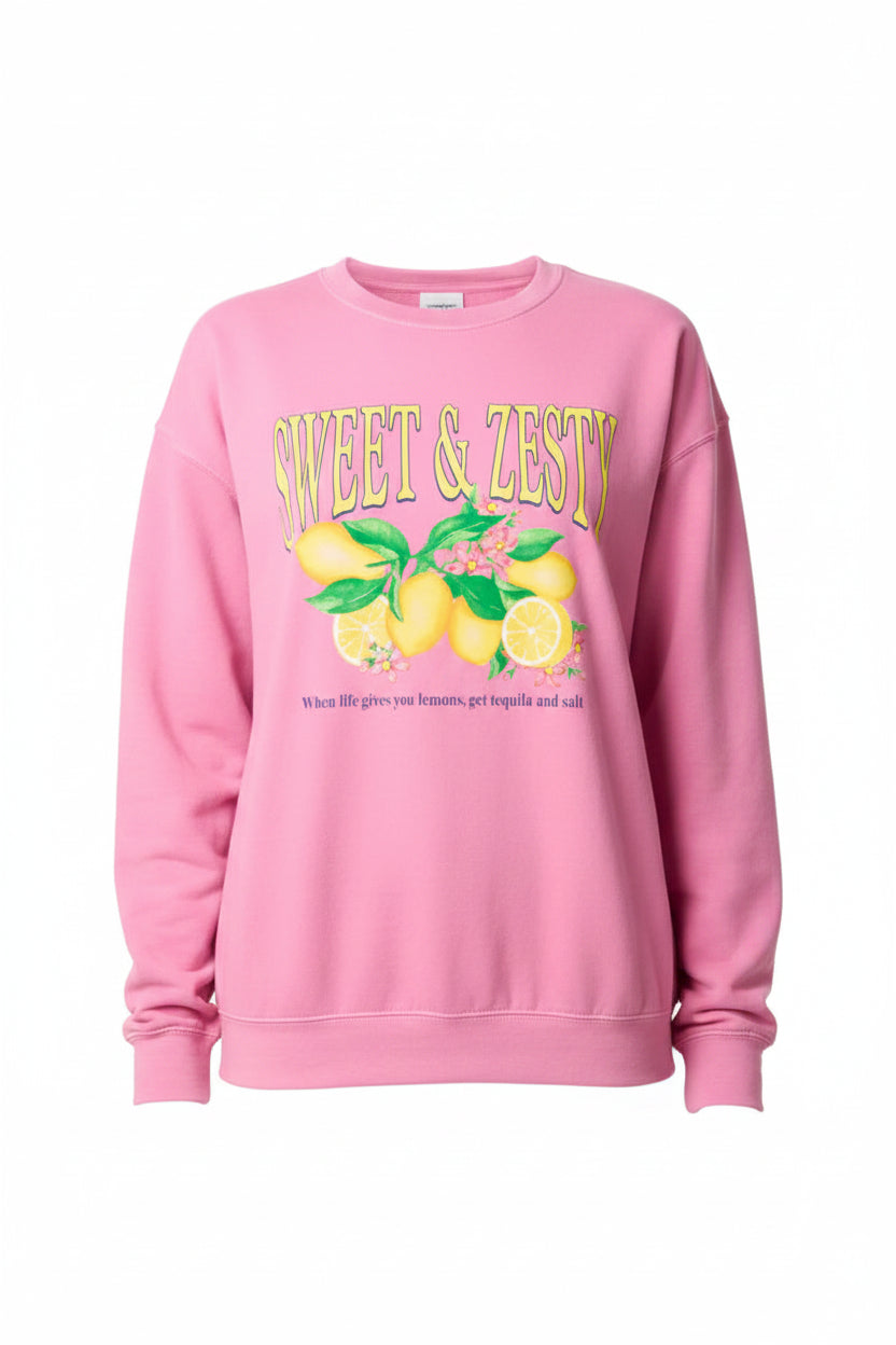 Pink Sweet and Zesty Sweatshirt