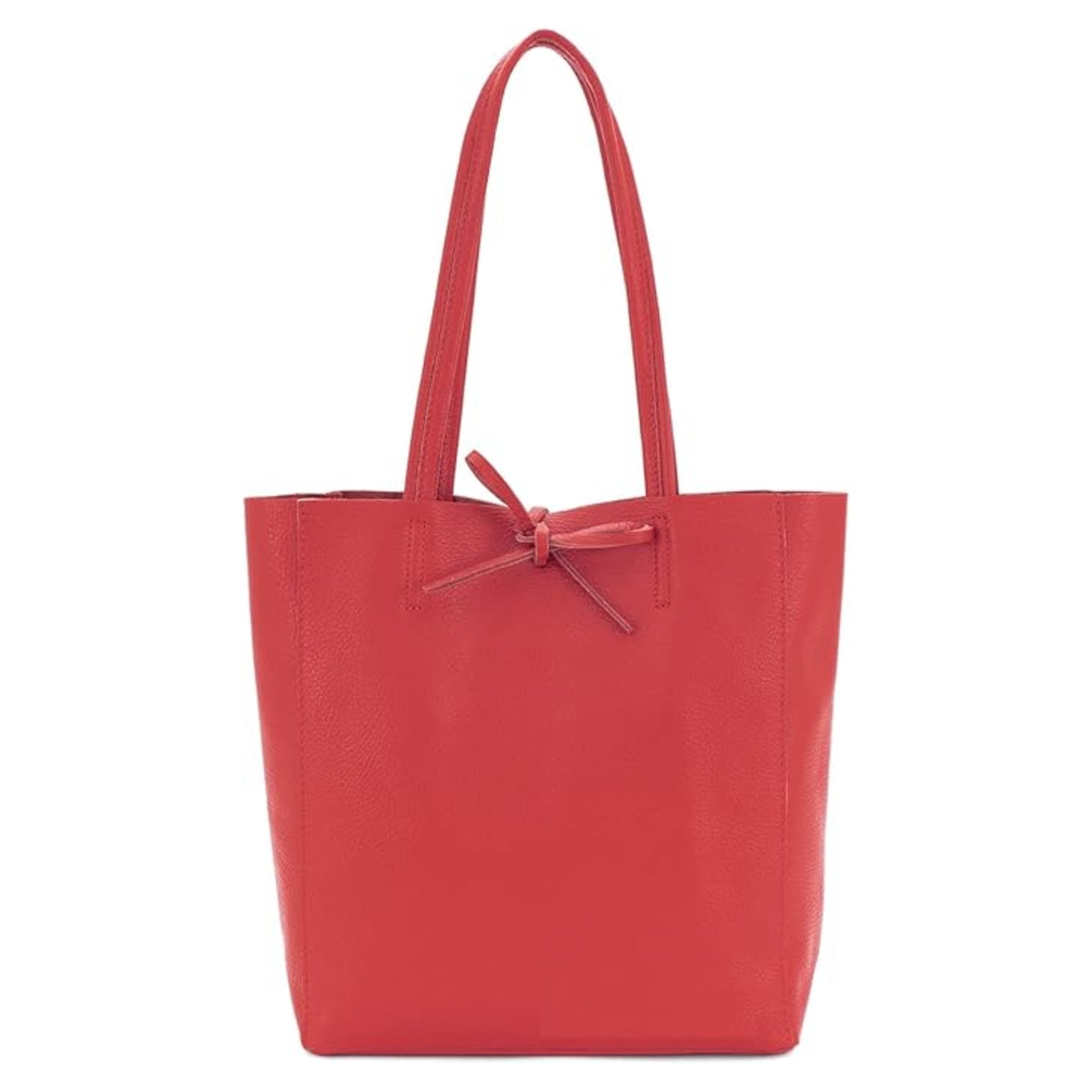 Italian Leather Shopper Bag