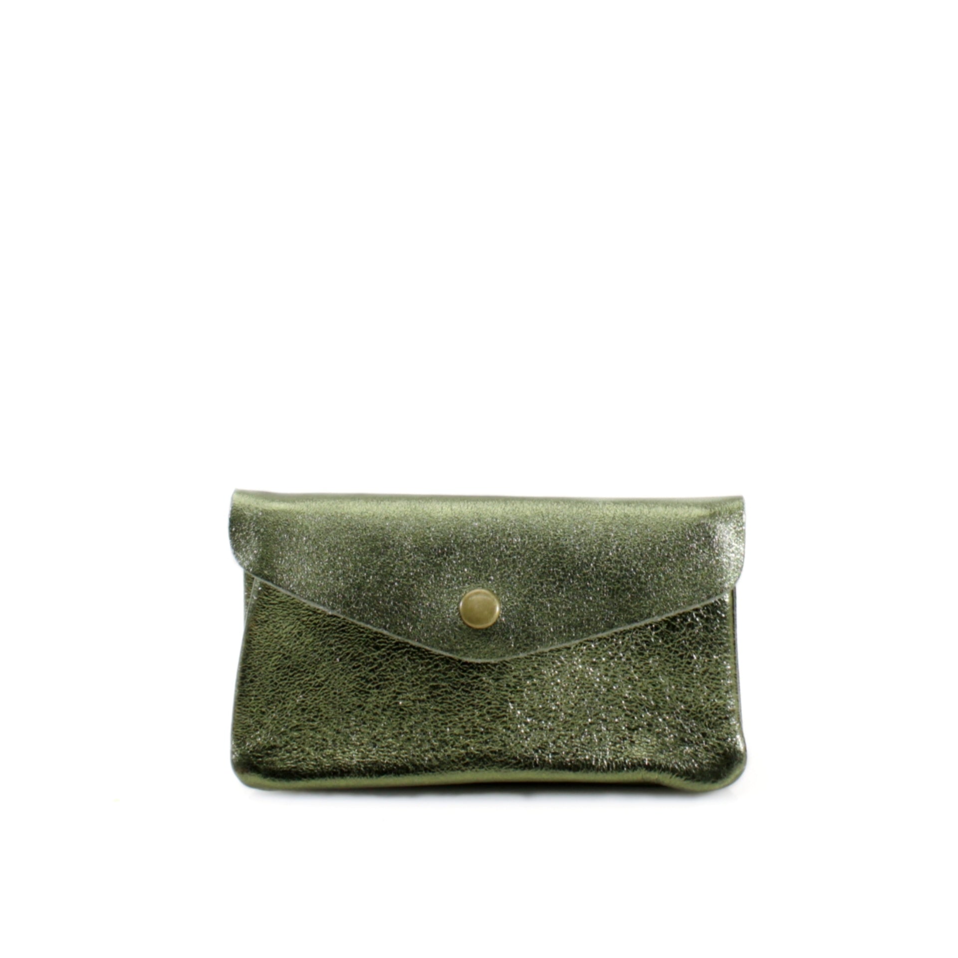 Metallic Leather Coin Purse