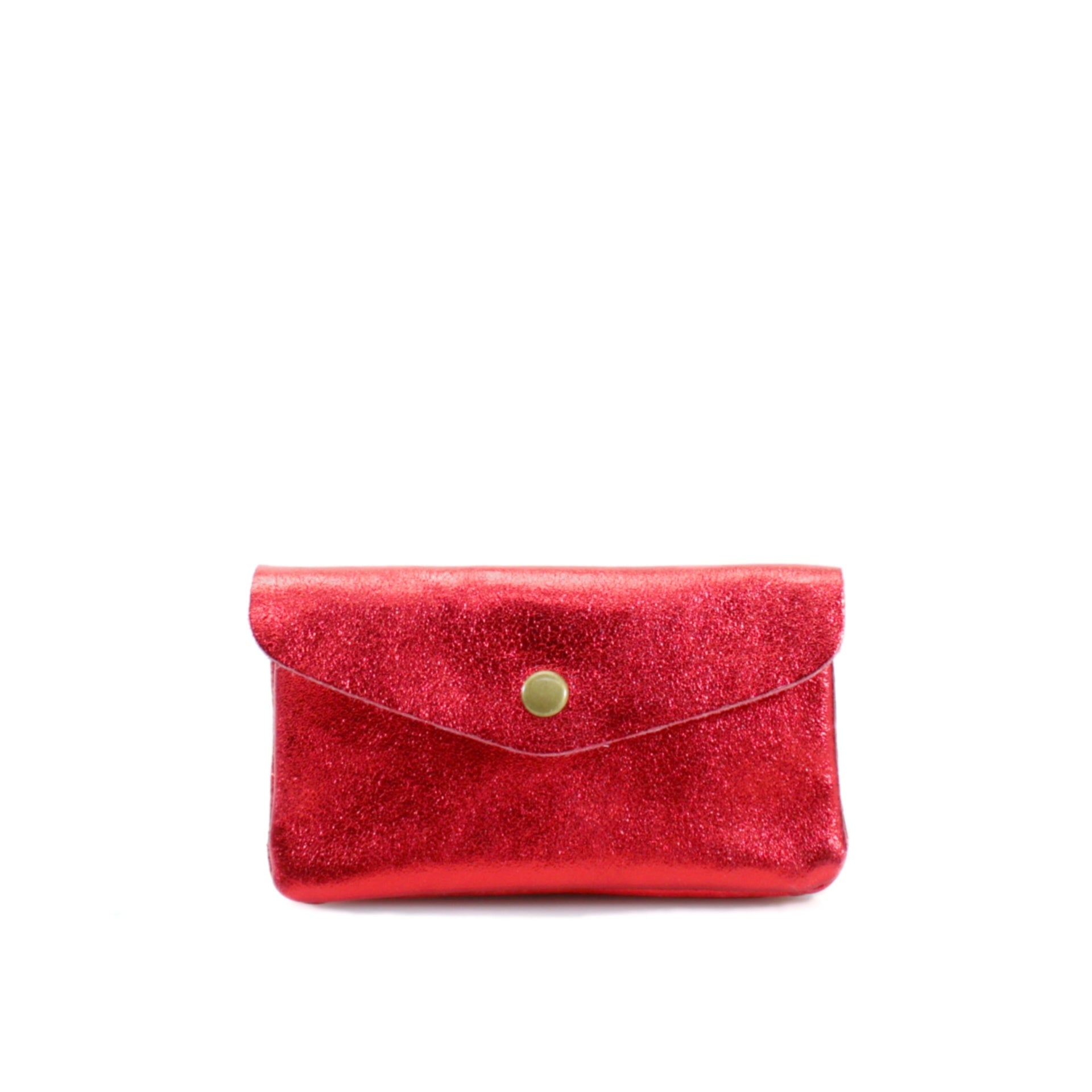 Metallic Leather Coin Purse