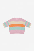 Wide Sleeve Colour Block Jumper