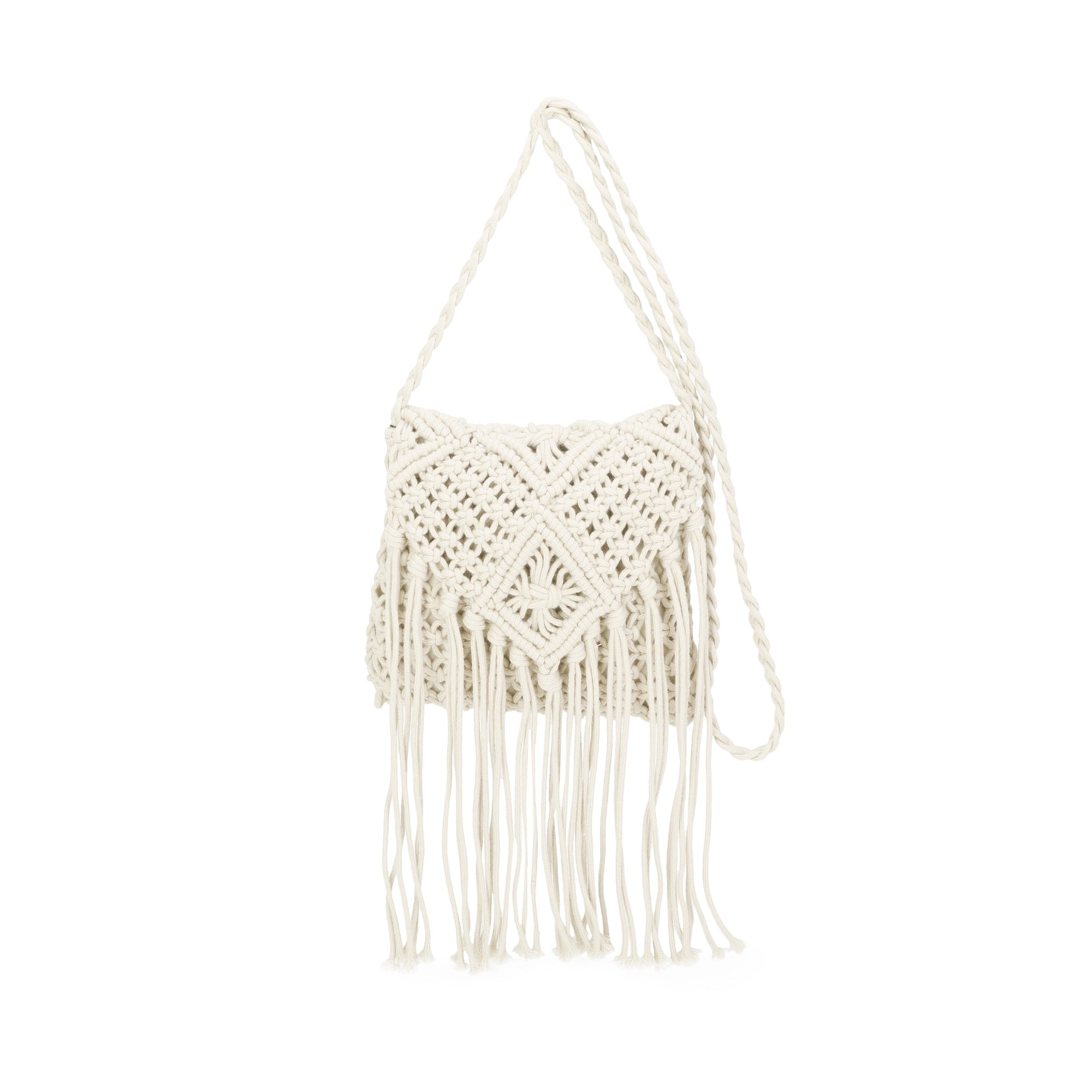 Crochet Tassel Cross Body