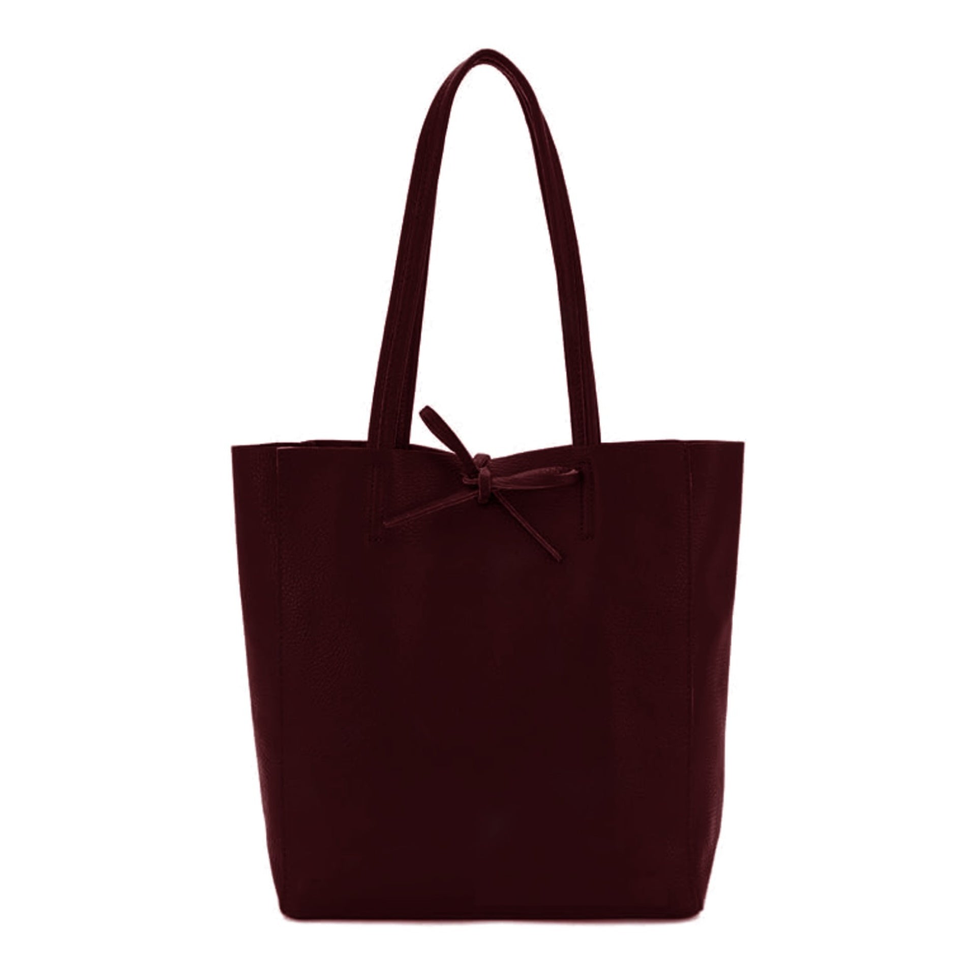Italian Leather Shopper Bag
